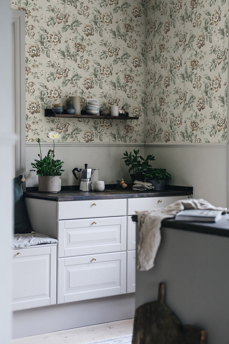 407-29 Rosenholm Wheat Ett Hem Wallpaper by Sandberg