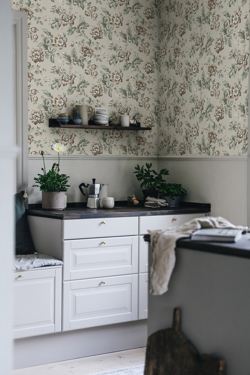 407-29 Rosenholm Wheat Ett Hem Wallpaper by Sandberg