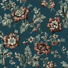 407-86 Rosenholm Midnight Blue Ett Hem Wallpaper by Sandberg