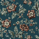 Rosenholm Midnight Blue Ett Hem Wallpaper by Sandberg