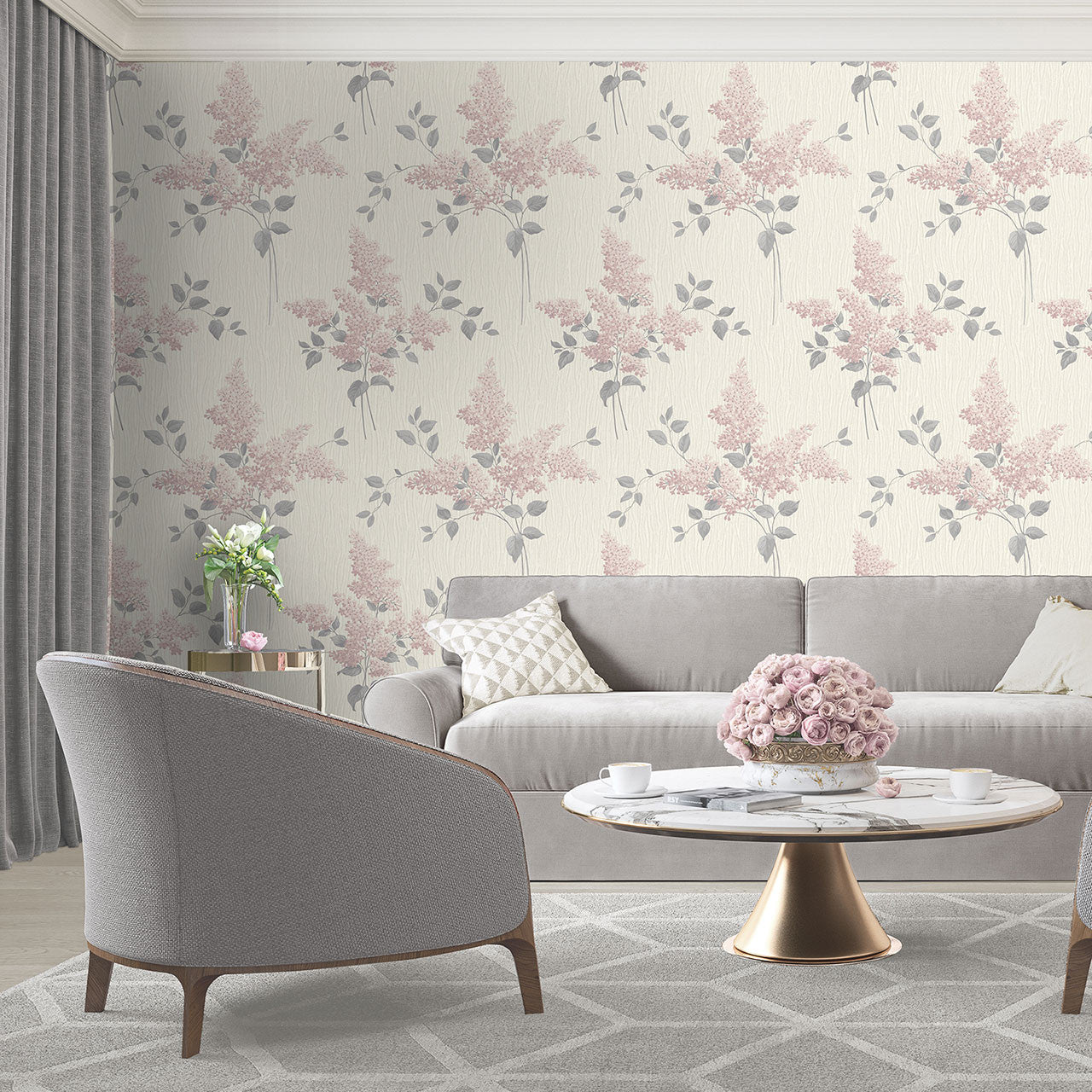 GB 41310 Tiffany Fiore Wallpaper by Belgravia