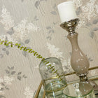 41320 Tiffany Fiore Floral Beige Wallpaper by Belgravia