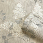 41320 Tiffany Fiore Floral Beige Wallpaper by Belgravia