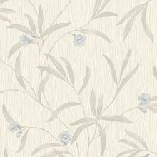 41333 Tiffany Floral Cream/Soft Blue Wallpaper by Belgravia