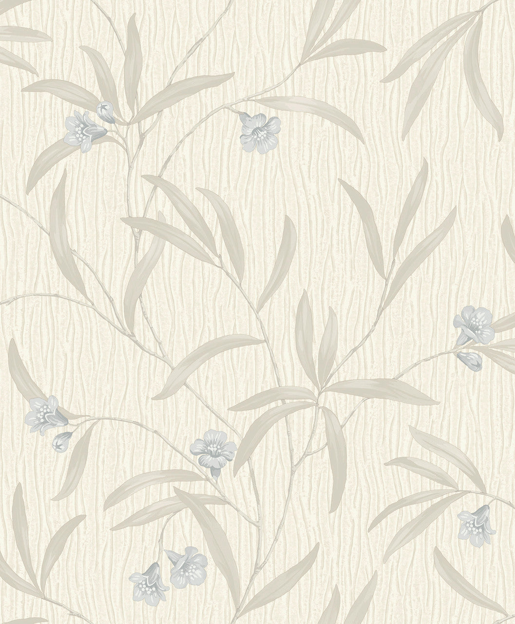 41333 Tiffany Floral Cream/Soft Blue Wallpaper by Belgravia