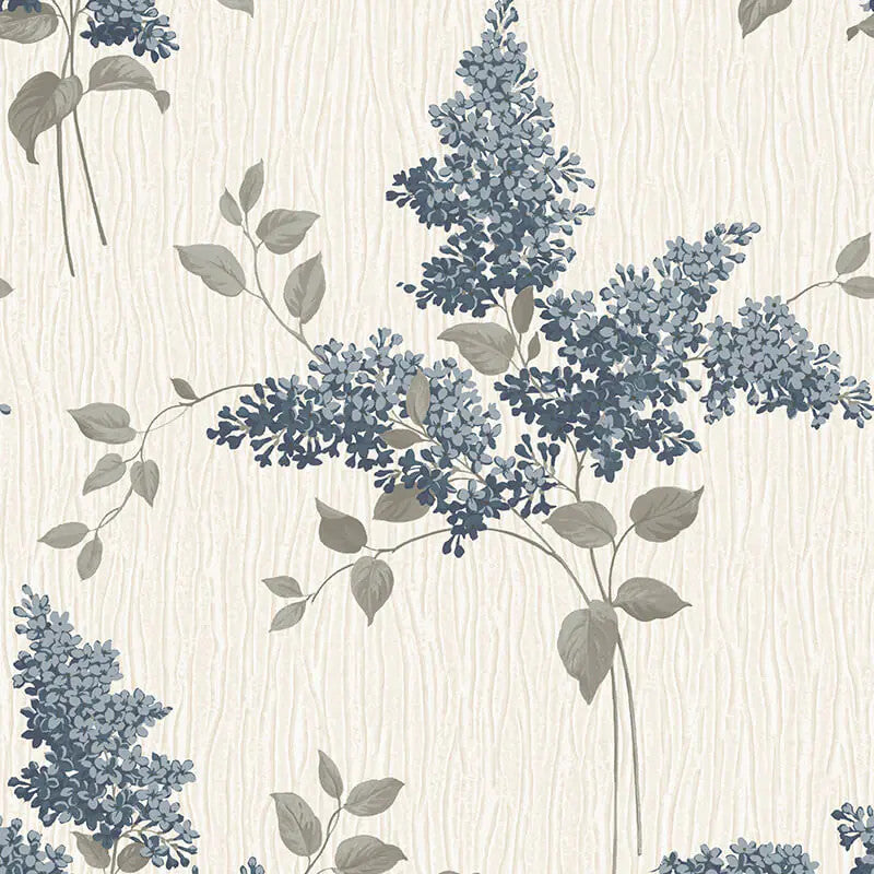 GB 41339 Tiffany Fiore Navy Wallpaper by Belgravia