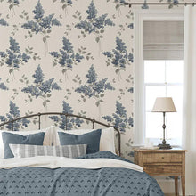 GB 41339 Tiffany Fiore Navy Wallpaper by Belgravia