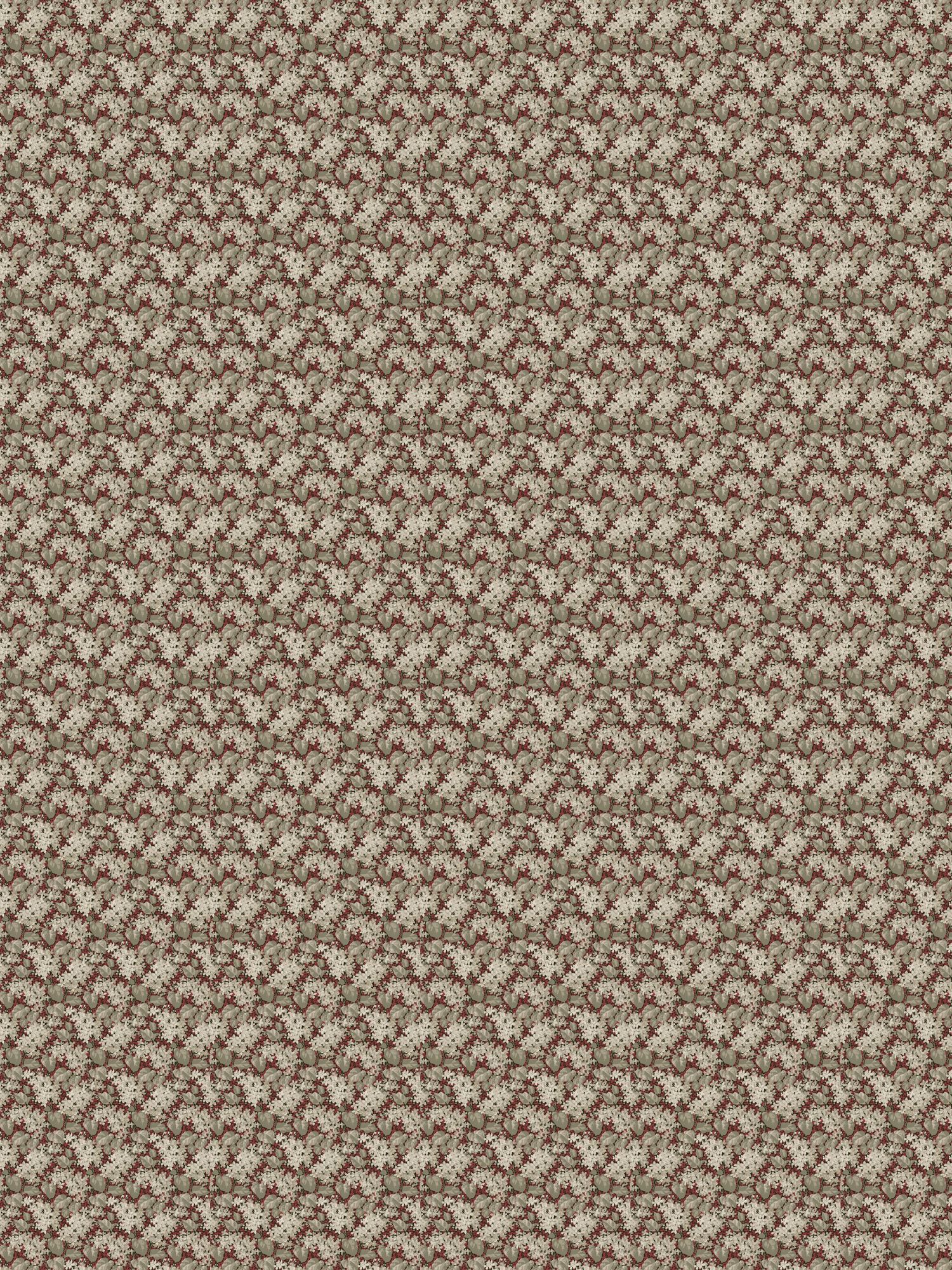 4161 Aratorp Dark Multi and Red Alla Tiders Hus Wallpaper by Boråstapeter