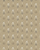 4164 Klädesholmen Dark Brown and Beige Alla Tiders Hus Wallpaper by Boråstapeter