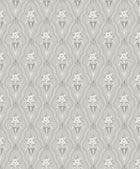 4166 Klädesholmen Light Grey and White Alla Tiders Hus Wallpaper by Boråstapeter