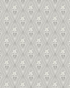 4166 Klädesholmen Light Grey and White Alla Tiders Hus Wallpaper by Boråstapeter