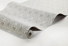 4166 Klädesholmen Light Grey and White Alla Tiders Hus Wallpaper by Boråstapeter