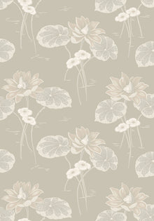 4169 Haga Light Grey and Beige Alla Tiders Hus Wallpaper by Boråstapeter