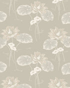 4169 Haga Light Grey and Beige Alla Tiders Hus Wallpaper by Boråstapeter