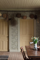 4169 Haga Light Grey and Beige Alla Tiders Hus Wallpaper by Boråstapeter