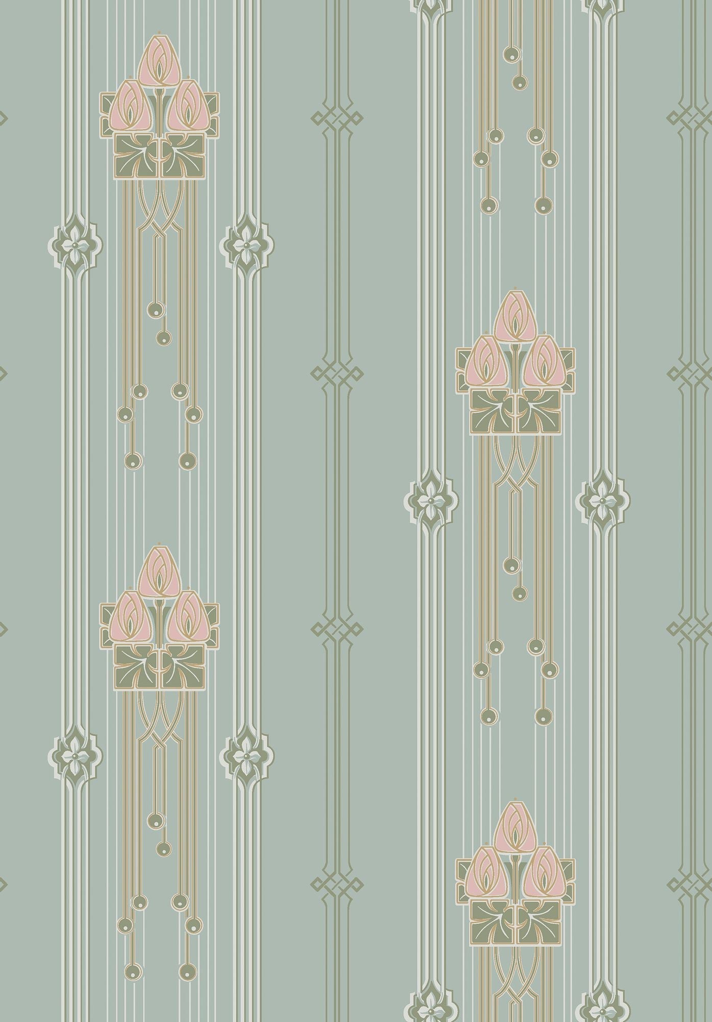 4170 Villastan Light Blue and Multi Alla Tiders Hus Wallpaper by Boråstapeter
