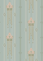 4170 Villastan Light Blue and Multi Alla Tiders Hus Wallpaper by Boråstapeter