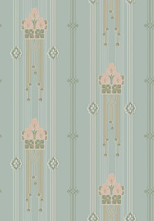 4170 Villastan Light Blue and Multi Alla Tiders Hus Wallpaper by Boråstapeter