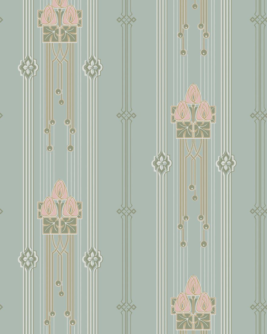 4170 Villastan Light Blue and Multi Alla Tiders Hus Wallpaper by Boråstapeter