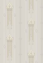 4171 Villastan Light Grey and White Alla Tiders Hus Wallpaper by Boråstapeter
