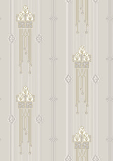 4171 Villastan Light Grey and White Alla Tiders Hus Wallpaper by Boråstapeter