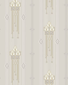 4171 Villastan Light Grey and White Alla Tiders Hus Wallpaper by Boråstapeter