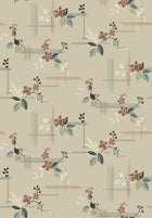 4172 Salängen Light Multi and Beige Alla Tiders Hus Wallpaper by Boråstapeter