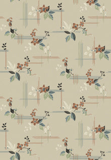 4172 Salängen Light Multi and Beige Alla Tiders Hus Wallpaper by Boråstapeter