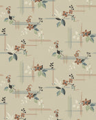 4172 Salängen Light Multi and Beige Alla Tiders Hus Wallpaper by Boråstapeter