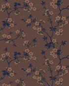 4174 Trädgårdsstaden Dark Multi and Brown Alla Tiders Hus Wallpaper by Boråstapeter