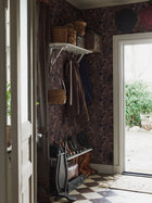 4174 Trädgårdsstaden Dark Multi and Brown Alla Tiders Hus Wallpaper by Boråstapeter