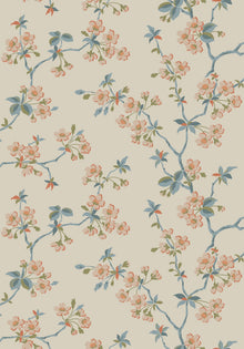 4176 Trädgårdsstaden Light Multi and Beige Alla Tiders Hus Wallpaper by Boråstapeter