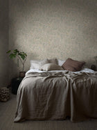 4179 Flora Light Multi and Beige Alla Tiders Hus Wallpaper by Boråstapeter