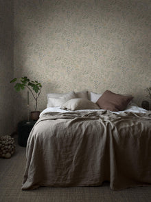 4179 Flora Light Multi and Beige Alla Tiders Hus Wallpaper by Boråstapeter
