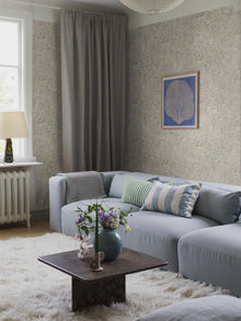 4179 Flora Light Multi and Beige Alla Tiders Hus Wallpaper by Boråstapeter
