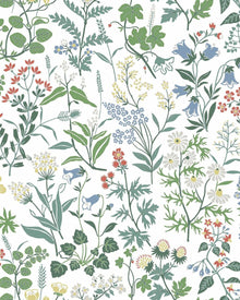 4180 Flora Multicoloured Icons Wallpaper by Boråstapeter