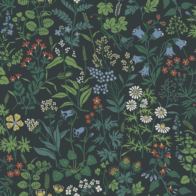4181 Flora Multicoloured Icons Wallpaper by Boråstapeter