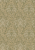 Kryddhyllan Dark Multi and Green Alla Tiders Hus Wallpaper by Boråstapeter