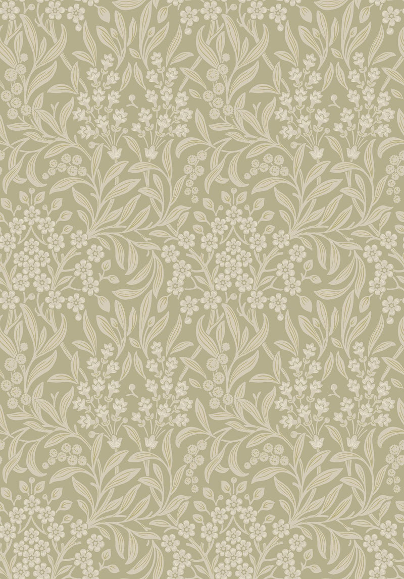 4184 Kryddhyllan Light Multi and Green Alla Tiders Hus Wallpaper by Boråstapeter