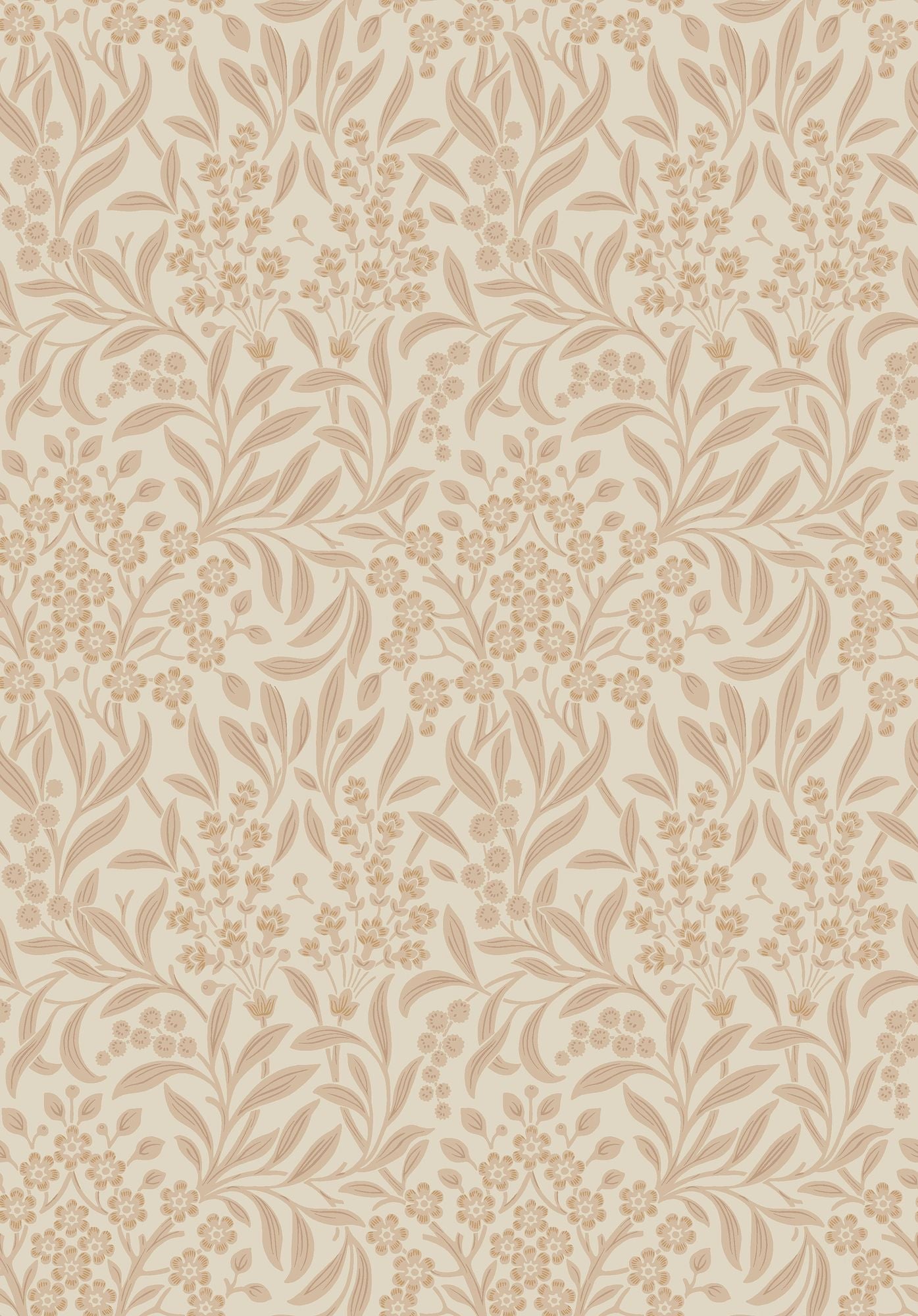 4186 Kryddhyllan Delightful Beige and Soft Pink Alla Tiders Hus Wallpaper by Boråstapeter