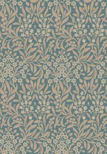 4187 Kryddhyllan Dark Multi and Blue Alla Tiders Hus Wallpaper by Boråstapeter