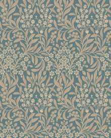 4187 Kryddhyllan Dark Multi and Blue Alla Tiders Hus Wallpaper by Boråstapeter