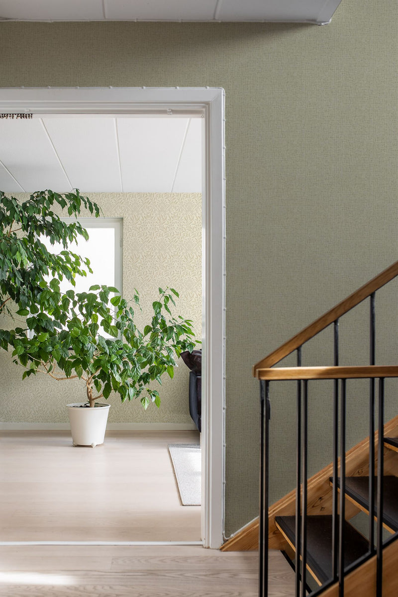 4188 Vivalla Dark Green Alla Tiders Hus Wallpaper by Boråstapeter