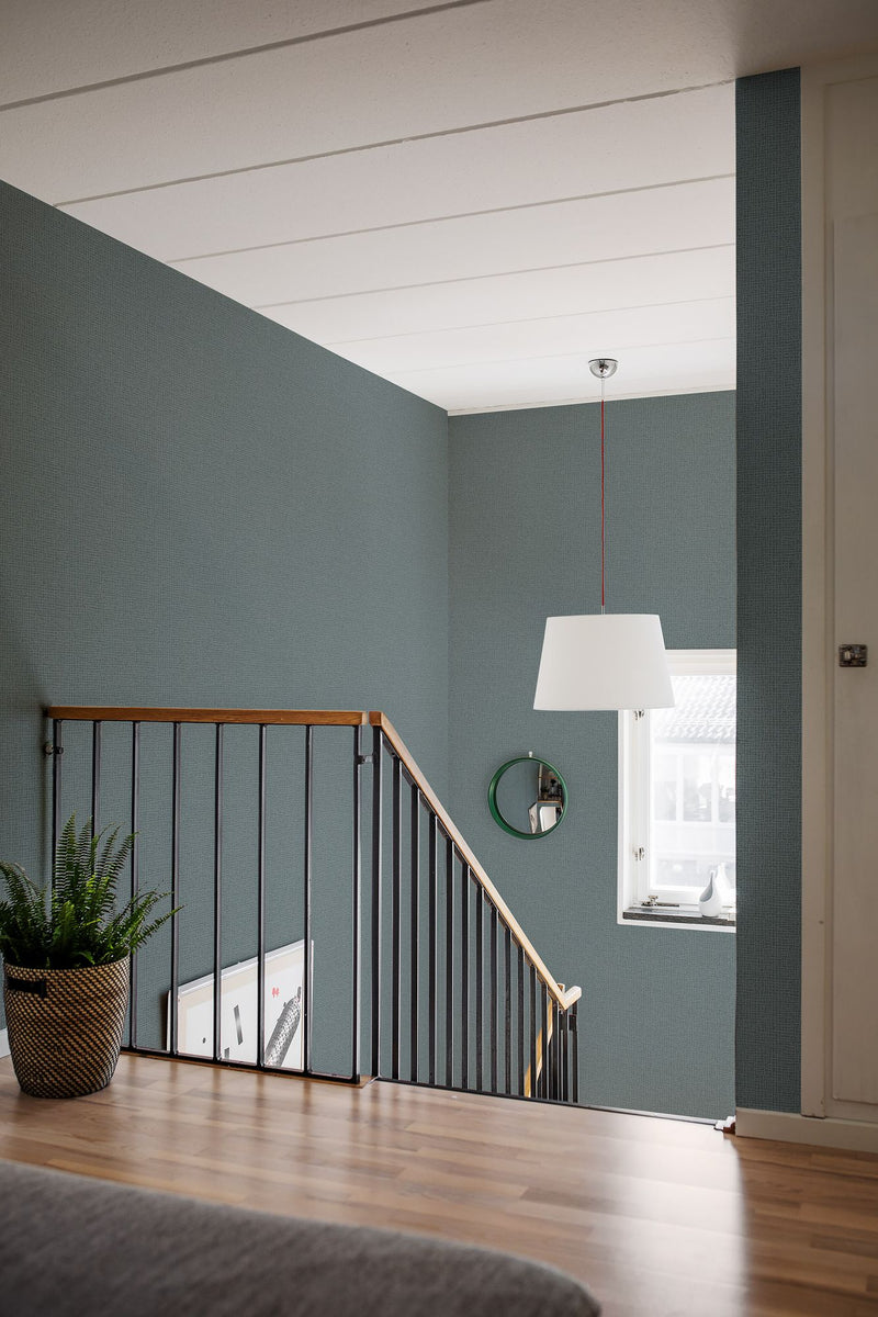 4190 Vivalla Dark Blue Alla Tiders Hus Wallpaper by Boråstapeter