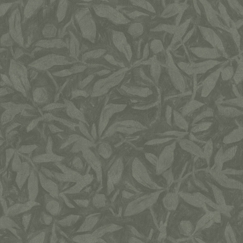 4193 Skogsparken Dark Green Alla Tiders Hus Wallpaper by Boråstapeter