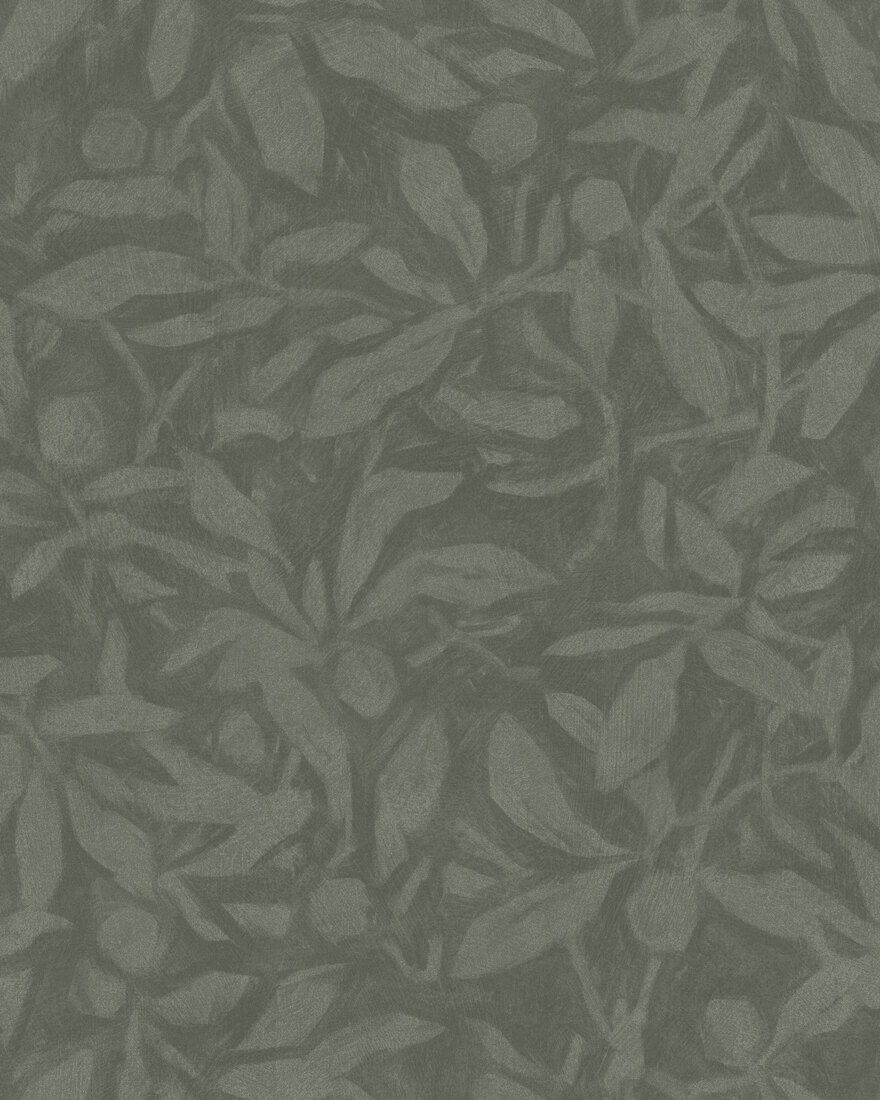 4193 Skogsparken Dark Green Alla Tiders Hus Wallpaper by Boråstapeter