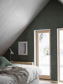 4193 Skogsparken Dark Green Alla Tiders Hus Wallpaper by Boråstapeter