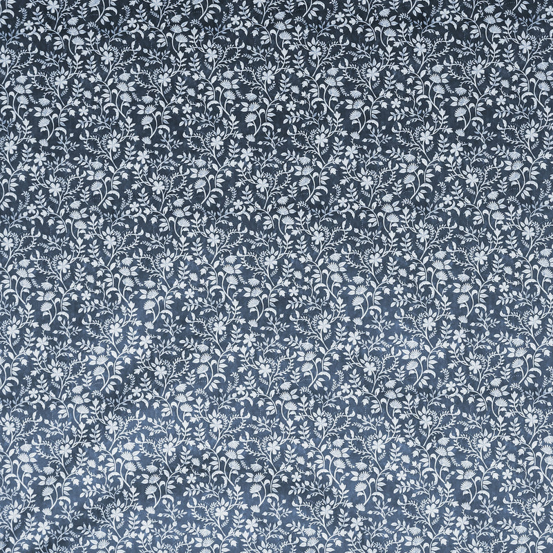 4206/715 Brunei Cobalt Summer Renaissance Fabric by Prestigious Textiles