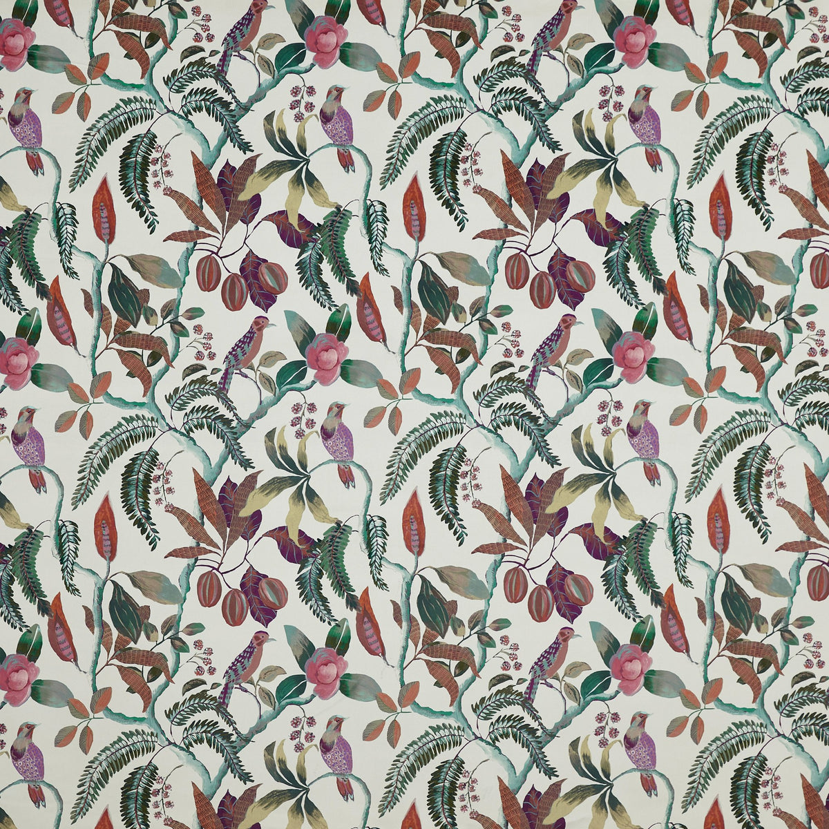 4208/247 Sumatra Lotus Summer Renaissance Fabric by Prestigious Textiles