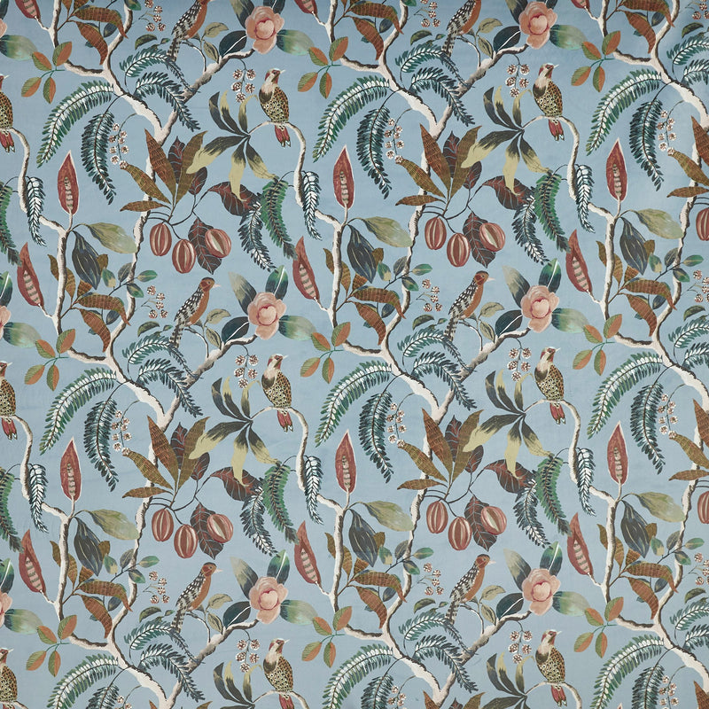4208/906 Sumatra Slate Summer Renaissance Fabric by Prestigious Textiles